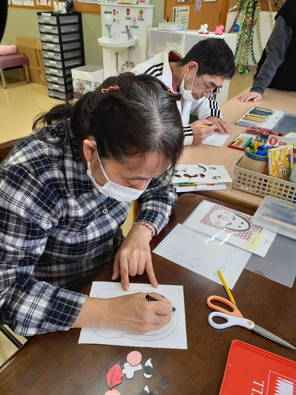 個人作品を作成中